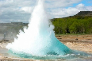 Excursion to the only geyser in ukraine